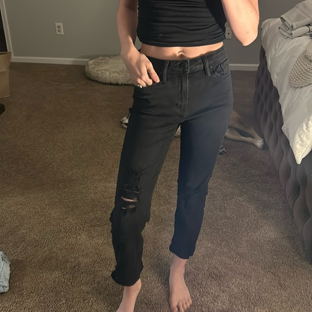 Just Black Denim Distressed Denim Jeans